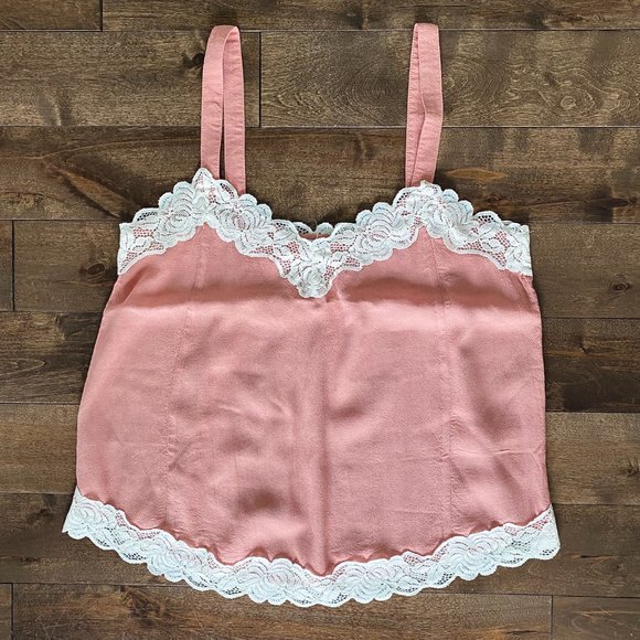 Lace Trim Tank Top - Picture 2 of 4